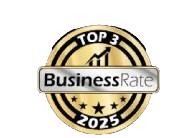 Top 3 BusinessRate 2025 badge